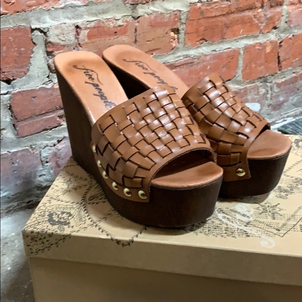 Free people platform slip ons!